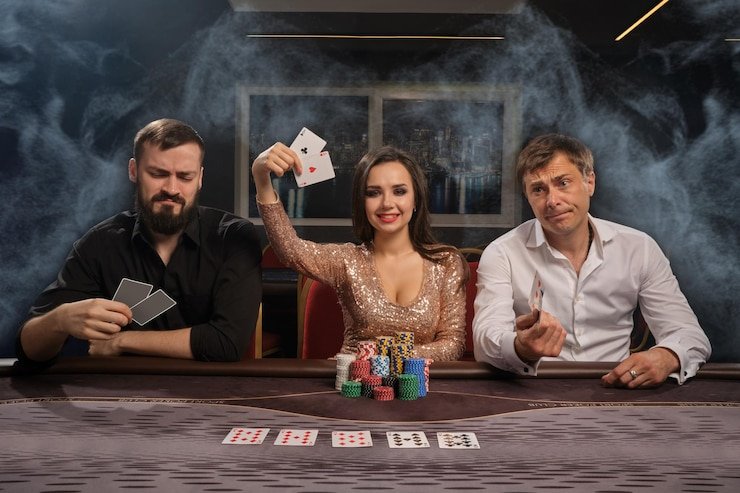 Baccarat studio setup